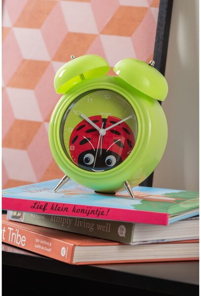 Детски будилник ø 15 cm Peekaboo Ladybug – Karlsson