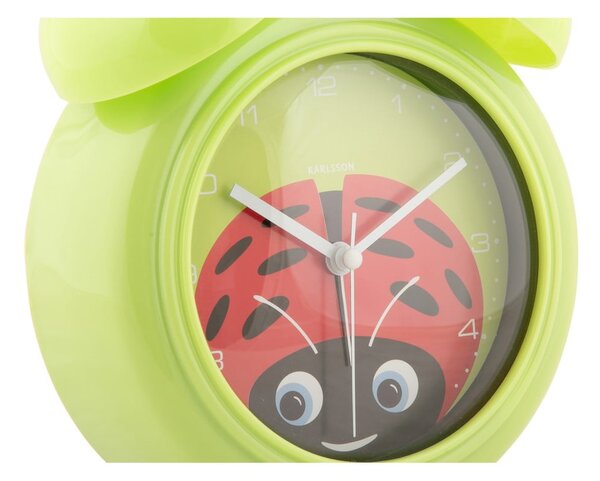 Детски будилник ø 15 cm Peekaboo Ladybug – Karlsson