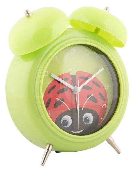 Детски будилник ø 15 cm Peekaboo Ladybug – Karlsson