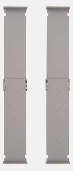 Sinsay - Регулируеми разделители за чекмедже 2 pack - Светло сиво