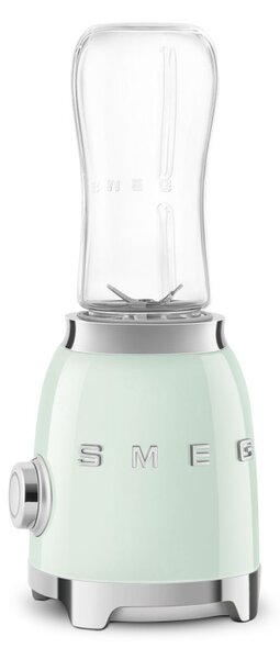 Блендер Smeg PBF01PGEU, 300W, 2x 600 мл, 20000-24000 об/мин, Противоплъзгаща основа, Без BPA, Неръждаема стомана, Пастелно зелен