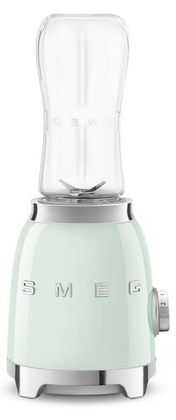 Блендер Smeg PBF01PGEU, 300W, 2x 600 мл, 20000-24000 об/мин, Противоплъзгаща основа, Без BPA, Неръждаема стомана, Пастелно зелен