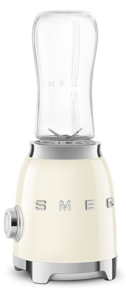Блендер Smeg PBF01CREU, 300W, 2x 600 мл, 20000-24000 об/мин, Противоплъзгаща основа, Без BPA, Неръждаема стомана, Крема