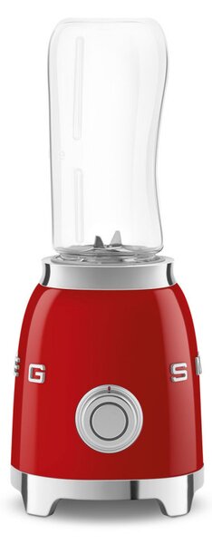 Блендер Smeg PBF01RDEU, 300W, 2x 600 мл, 20000-24000 об/мин, Противоплъзгаща основа, Без BPA, Неръждаема стомана, Червен