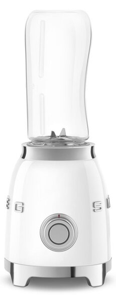 Блендер Smeg PBF01WHEU, 300W, 2x 600 мл, 20000-24000 об/мин, Противоплъзгаща основа, Без BPA, Неръждаема стомана, Бял