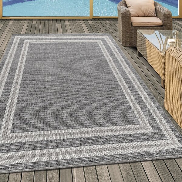 Сив външен килим 200x290 cm Aruba – Ayyildiz Carpets