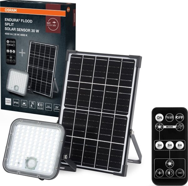 Osram - LED Соларен прожектор със сензор ENDURA LED/30W/230V IP65 + DO