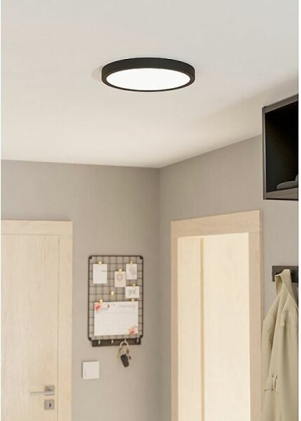Eglo 78677 - LED плафон FUEVA LED/20,5W/230V Ø 28,5 см черен