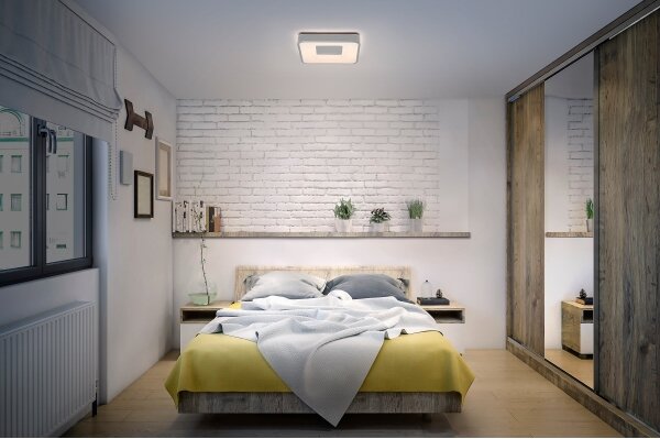 Osram - LED Димируемо таванно осветително тяло ORBIS PIANA LED/24W/230V 38x38 cm сребристо