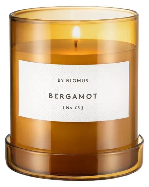 BLOMUS Ароматна свещ - VALOA - размер L - цвят кафяв (Tan) - аромат Bergamot