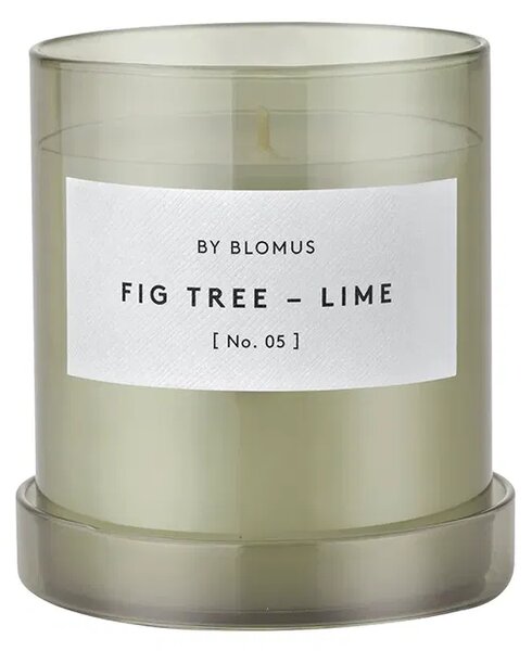BLOMUS Ароматна свещ - VALOA - размер L - цвят сиво-зелен (Agave Green) - аромат Fig Tree-Lime
