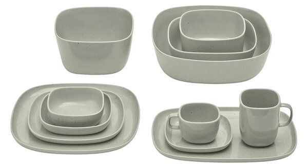 BLOMUS Десертна чиния VAHLO, 20х20см - цвят светло-сив (Mirage Grey)
