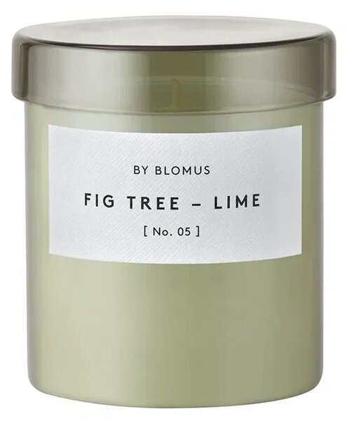 BLOMUS Ароматна свещ - VALOA - размер L - цвят сиво-зелен (Agave Green) - аромат Fig Tree-Lime