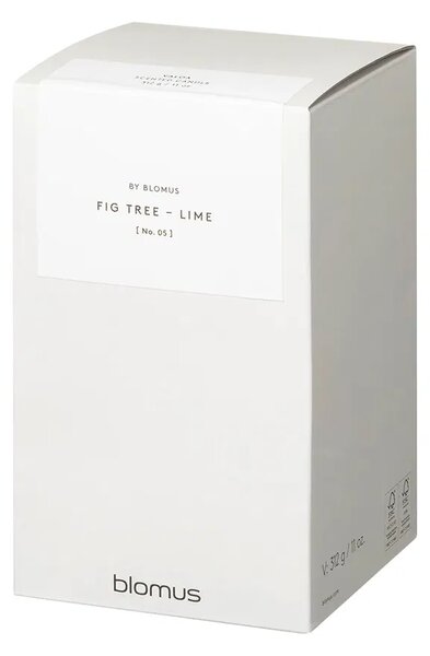 BLOMUS Ароматна свещ - VALOA - размер L - цвят сиво-зелен (Agave Green) - аромат Fig Tree-Lime