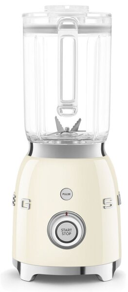 Блендер Smeg BLF03CREU, 800W, 1.5 л, 18000 об/мин, 4 програми, 4 скорости + Пулс, Неръждаема стомана, Крема