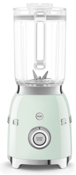 Блендер Smeg BLF03PGEU, 800W, 1.5 л, 18000 об/мин, 4 програми, 4 скорости + Пулс, Неръждаема стомана, Пастелно зелен