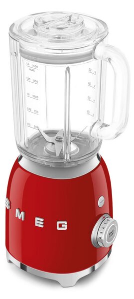 Блендер Smeg BLF03RDEU, 800W, 1.5 л, 18000 об/мин, 4 програми, 4 скорости + Пулс, Неръждаема стомана, Червен