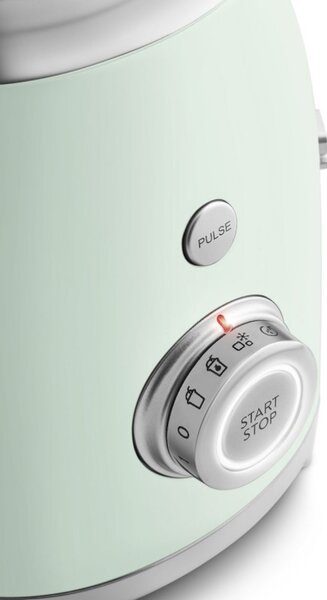 Блендер Smeg BLF03PGEU, 800W, 1.5 л, 18000 об/мин, 4 програми, 4 скорости + Пулс, Неръждаема стомана, Пастелно зелен