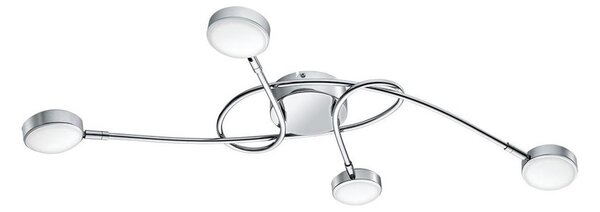 Eglo 32996 - LED полилей SALTO за повърхностен монтаж 4xLED/5,4W/230V лъскав хром