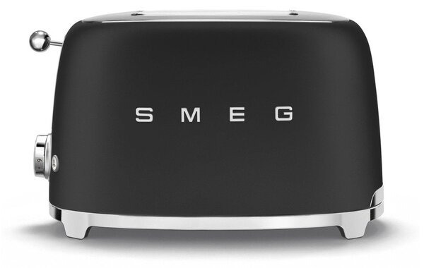 Maтово черen tостер в ретро стил - SMEG