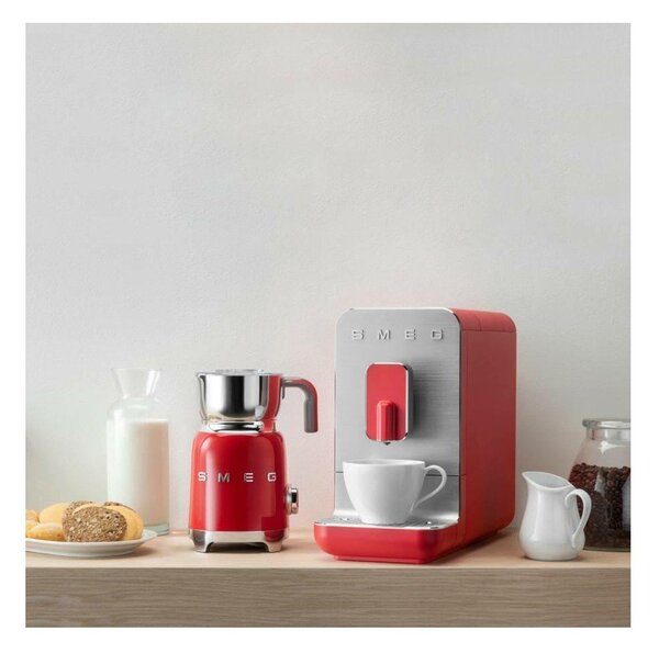 Червен електрически миксер за мляко Retro Style – SMEG