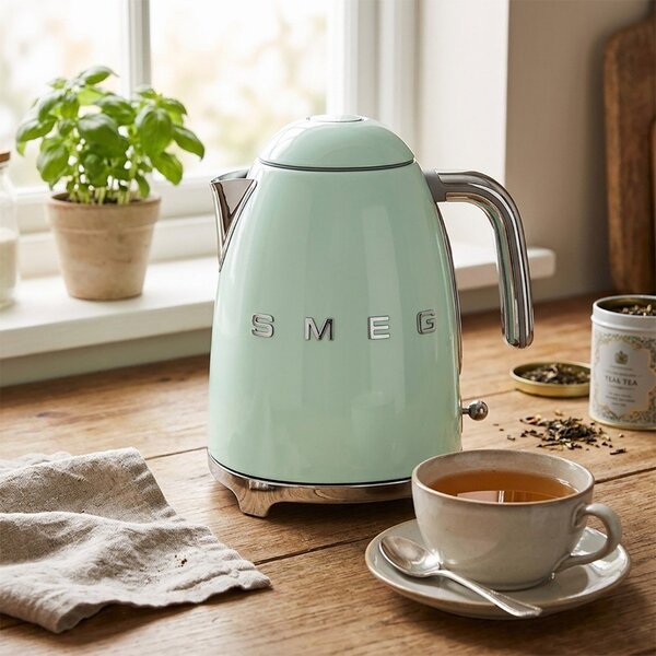 Светлозелена електрическа кана 1,7 l 50's Retro Style – SMEG