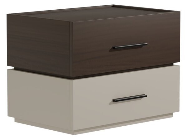 Нощно шкафче Sonlen MDF орех бежово 60x40x44,5 cm