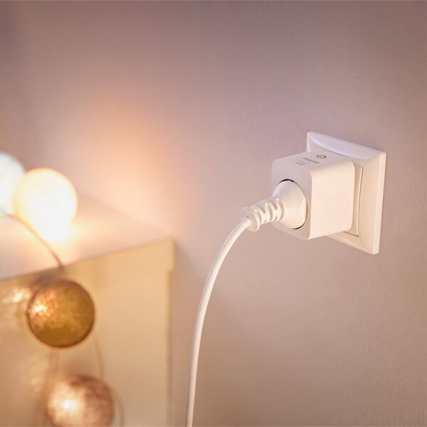 Philips - комплект 2x умен контакт SCHUKO 2300W + измервател на мощността Wi-Fi