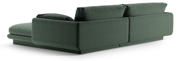 Тъмнозелен ъглов диван (ляв ъгъл) Torino – Micadoni Home
