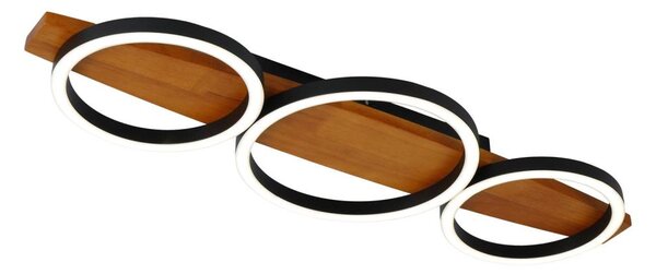 Brilagi - LED таванен плафон PLANK LED/28W/230V 4000K 25x70 cm дърво