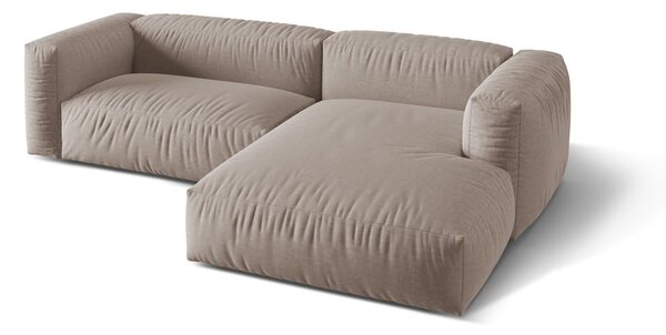 Бежов модулен ъглов диван (десен ъгъл) Martina – Micadoni Home