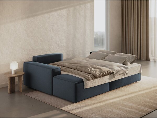 Син разтегателен ъглов диван (ляв ъгъл) Jodie – Micadoni Home