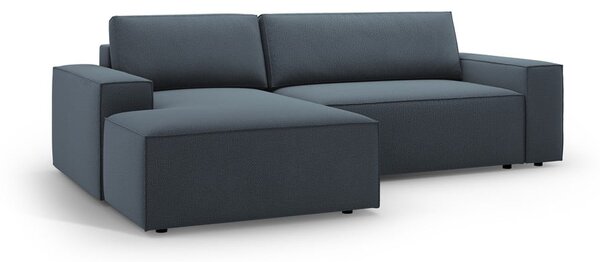 Син разтегателен ъглов диван (ляв ъгъл) Jodie – Micadoni Home