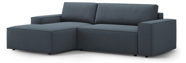 Син разтегателен ъглов диван (ляв ъгъл) Jodie – Micadoni Home