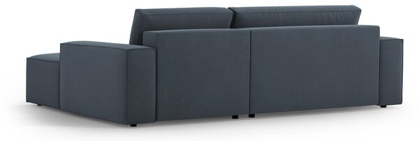 Син разтегателен ъглов диван (десен ъгъл) Jodie – Micadoni Home