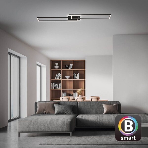 Briloner 3538-015 - LED Димируем полилей FRAME 2xLED/20W/230V Wi-Fi Tuya + д.у