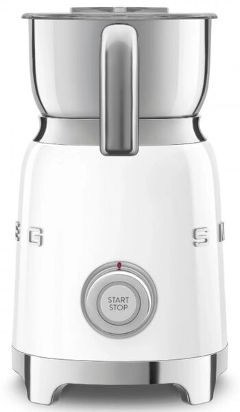 Уред за разпенване на мляко Smeg MFF11WHEU, 500 W, 600 мл, 8 програми, Подвижна кана, Автоматично изключване, Бял