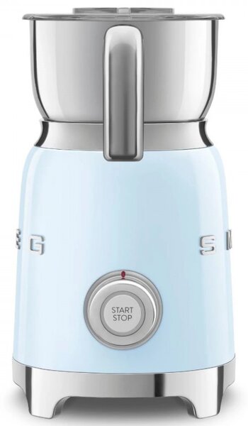 Уред за разпенване на мляко Smeg MFF11PBEU, 500 W, 600 мл, 8 програми, Подвижна кана, Автоматично изключване, Пастелно Синьо