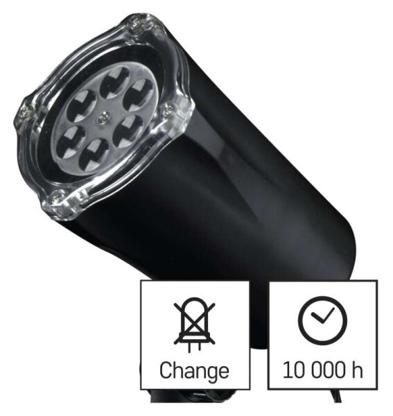 LED Екстериорен Коледен проектор LED/3,6W/230V IP44 бял