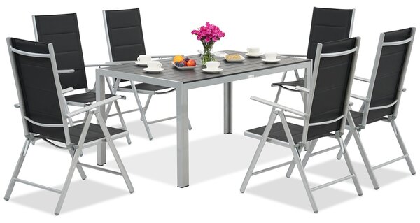 Градински комплект от алуминиев polywood Verona Garden Point за 6 души