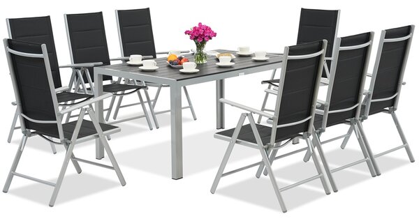 Градински комплект от алуминиев polywood Verona Garden Point за 8 души