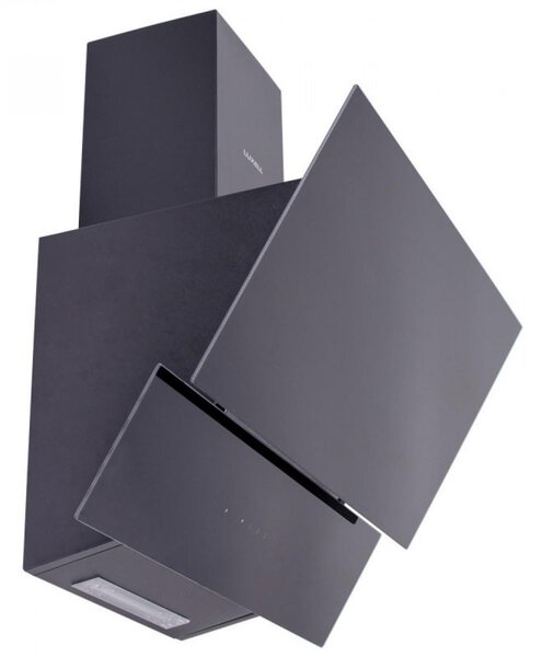 Абсорбатор Kumtel DA6-835-A0A, 142W, 650 м3/ч, 3 скорости, LED, Алуминиев филтър, Стъклен панел, Черен