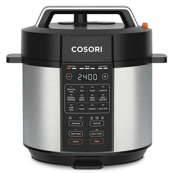 Мултикукър за готвене под налягане Cosori CMC-CO601-SEU, 1100 W, 5.7 л, 80 kPa, 9 програми, Таймер, Черен