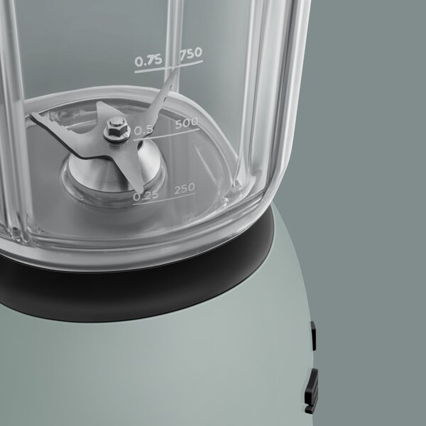 Блендер Smeg Porsche BLF03PSGEU, 800W, 1.5 л, 18000 об/мин, 4 програми, 4 скорости + Пулс, Неръждаема стомана, Зелен