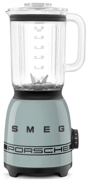 Блендер Smeg Porsche BLF03PSGEU, 800W, 1.5 л, 18000 об/мин, 4 програми, 4 скорости + Пулс, Неръждаема стомана, Зелен