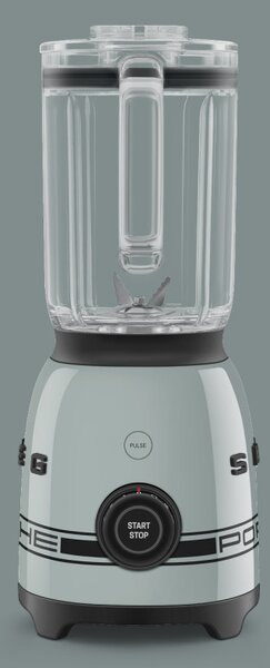 Блендер Smeg Porsche BLF03PSGEU, 800W, 1.5 л, 18000 об/мин, 4 програми, 4 скорости + Пулс, Неръждаема стомана, Зелен