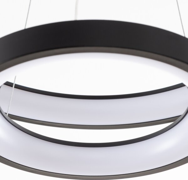 Brilagi - LED полилей с димер на кабел FALCON SLIM LED/68W/230V Ø 50 см черен +ДУ