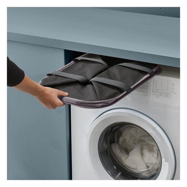Сив текстилен сгъваем кош за пране 55 l Hold-All Max – Joseph Joseph