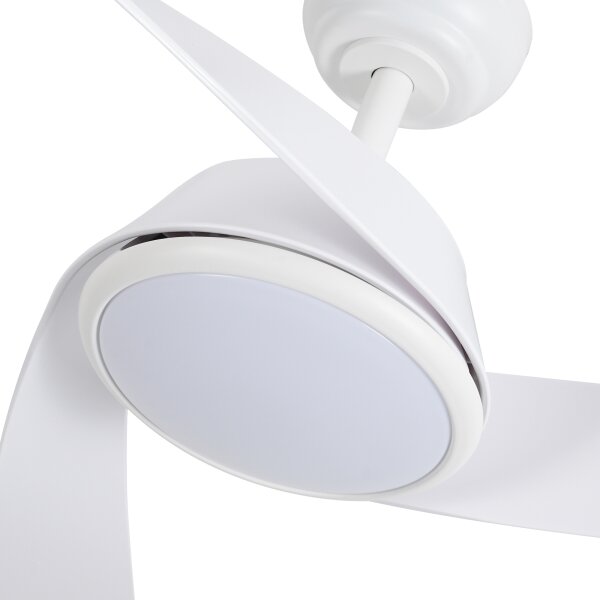 ZEVENTI - LED таванен вентилатор AERYS LED/24W/230V Wi-Fi Tuya бял + ДУ