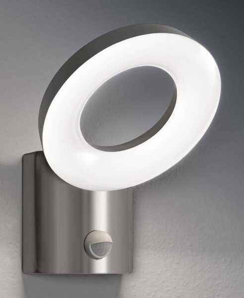Ledvance - LED Екстериорен аплик със сензор LOOP 1xLED/12W/230V IP44